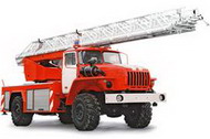 автолестница пожарная ал-30 (43206)